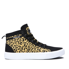 Supra Mens STACKS MID Animal/white High Top Shoes | CA-31121